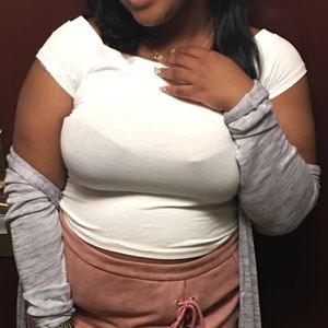Off the Shoulder Crop Top